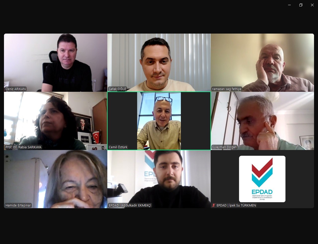 EPDAD Akreditasyon Kurulu Toplantısı Gerçekleştirildi