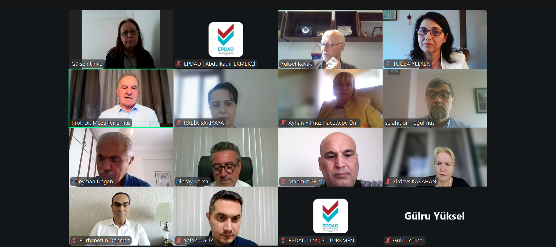 EPDAD Danışma Kurulu Toplantısı Gerçekleşti